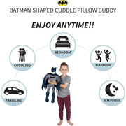 Vinsniv Kids Bedding Super Soft Plush Cuddle Pillow, One Size, Batman
