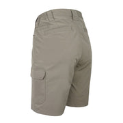 Fishing Life Predator Performance Men's Cargo Shorts, Quick-Dry Polyester, Mid-Rise, Beige, Size 32