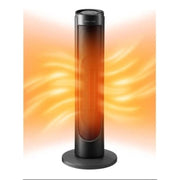 Pure Code PTC Fan Heater, 1500W, 3 Heat Settings, Voice Control, Remote Control, Indoor Use