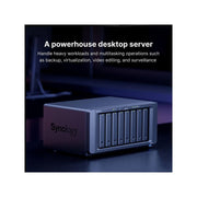 Synology DS1823xs+ 8-Bay Network Attached Storage, AMD Ryzen V1780B Quad-Core 3.35 GHz, 8 GB DDR4 RAM, Desktop NAS Storage Server, Diskless