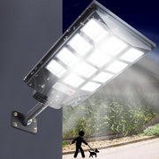 Alchgo 3ER4 Solar Street Light, 10000 Lumens, 6500K Daylight, Motion Sensor