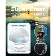 ZAGG Glass Elite Screen Protector for Apple iPad Air 13 Inch M2 M3, Ultra-Strong Aluminosilicate Glass, Scratch-Resistant, Smudge-Free, Reinforced Edges, Clear
