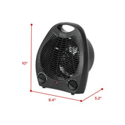 Black+Decker Bhd101b 1500-Watt Personal Desktop Heater 8.4 Inches X 5.2 Inches X 10 Inches Black BHD101B - BLACK ONE SIZE