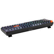 Adesso EasyTouch 1200 Mechanical Keyboard, Mini, Wired Wireless Bluetooth, Multi-OS Layout, RGB Backlit, Red Switch, Hot-Swappable, VIA Programmable, Copilot AI Hotkey