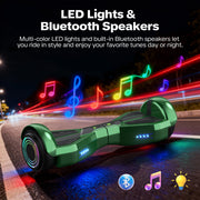 Mosta LBW19 Electric Hoverboard with New Version Bluetooth Hover Board, Green