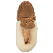 Minnetonka Moccasin Alpine Sheepskin Moc Slippers for Ladies - Golden Tan - 9M