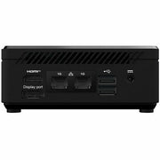MSI Cubi N ADL-065US Mini PC, Intel Pentium N200 Quad-Core, 4GB DDR4 RAM, 128GB SSD, Intel UHD Graphics, Dual HDMI, Windows 11 Pro, Gray