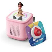 Tonies 11002968 Toniebox 2 Audio Player Full Play Bundle with Disney Moana Tonie, Cloud Pink
