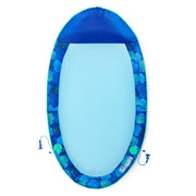 Swimways Elite Hammock Float Inflatable Pool Toy with Cooling Mesh and Oversized Pillow, Blue Multicolor, 20145715