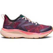 KEEN 1030369 Leiki Speed Hiking Shoes for Ladies - Plum Perfect/Floral - 10M