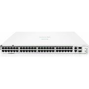 Hewlett Packard Enterprise Instant On 1960 Smart Managed PoE Network Switch, 48-Port Gigabit Ethernet, 40-Port Class 4 PoE, 8-Port Class 6 PoE, 600W Power Budget, 2 SFP+, 2 10GBase-T Uplink Ports