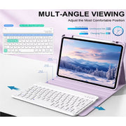 Kenke Case for iPad (A16) 11th Generation 11 Inch 2025 with Keyboard iPad 10th Generation, Purple