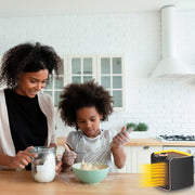 Ontel Handy Heater Instant Heat Electric Space Heater, Copper Infused Ceramic Technology, 1200W, Adjustable Heat Settings, Portable Black 24020