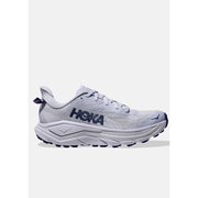 Hoka Challenger 8 Women's Trail Running Shoes, Ambient Blue Blueberry, Compression Molded EVA Cushioning, Multi-Directional 4mm Lugs, 1168717-ALBR