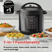 Instant Pot Chef Series 8 Qt Pressure Cooker and Multi-Cooker - Easy to clean