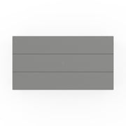 Better Homes & Gardens by POLYWOOD Southlake Outdoor Dining Table, 34 in x 64 in, Slate Gray, Rectangular, Water-Resistant, Seats 6, BHDT3464-T14-GY