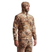 Sitka Alpha Fleece Hoodie Men's, Durable 4-Way Stretch STORMFLEECE, Water-Repellent Finish, Optifade Marsh, X-Large 600759