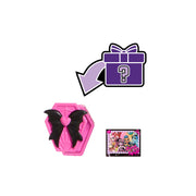 Mattel JBG74 Monster High Scary Sweet Birthday Doll, Draculaura in Pink Party Dress with Themed Accessories