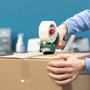 Duck Brand General Purpose Packing Tape Gun with Foam Handle, Clear 1.88 in x 55 yd, 2 Rolls 287239