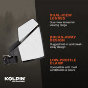Kolpin UTV Side Mirrors Pair, Universal Fit for 1-5/8