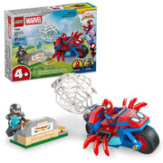 LEGO Marvel Spidey On His Motorcycle Vs. Rhino Building Toy, 61 Pieces, Ages 4+, 11206