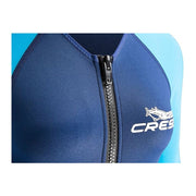 Cressi Xdg022125 Wahoo Neoprene-Spandex Wetsuit for Ladies - XL, Azure/Blue