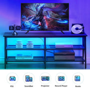 Behost DSG5001105 55 inch TV Stand for 65 inch TV, Model 01, Black