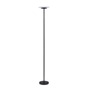 Simplee Adesso HW-F4015RB RGB Black Floor Lamp, 6 Automatic Color Modes, 12W LED, 1000 Lumens, 71 Inch, Modern Design