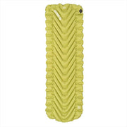 Klymit Static V Summit Sleeping Pad, Body-Mapped V-Chamber Design, Lightweight Synthetic Insulation, Yellow Chartreuse, 72 x 23 in, 24 oz, 06SMEG01A
