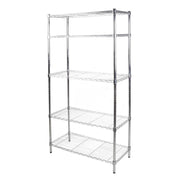 Rubbermaid 42835C 5-Tier Chrome Wire Shelving Unit 36