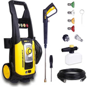 Aceup Energy Electric Pressure Washer, 4000 PSI, 2.6 GPM, 2000W Motor, 25ft High-Pressure Hose, 35ft Power Cord, 4 Quick-Connect Nozzles, Foam Cannon, Lightweight Portable AWPE4000
