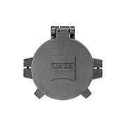 Zeiss Flip-Up and Fold-Flat Objective Lens Cover, 50mm, Black, Compatible with Conquest V4 V6 V8 LRP S5, 000000-2560-472