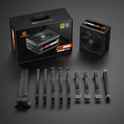 Aresgame AGT1000 1000W 80+ Gold Certified Fully Modular ATX Gaming Power Supply AGT1000