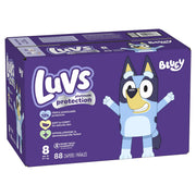 Luvs Platinum Protection Baby Diapers, Size 8, 88 Count