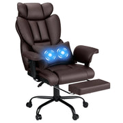 Hoffree LX 2 Executive Computer Desk Chair, PU-Brown