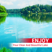 YOWPSY 32in Aquatic Weed Rake with 6.3in Steel Rod, 30ft Thick Rope and Net for Lake and Pond Landscaping