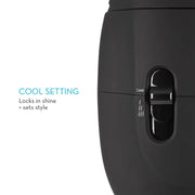 Paul Mitchell Neuro Grip Ergonomic Hair Dryer, 1875W, Handle-Free Design, Multiple Heat and Speed Settings, Cool Shot Button, Compact Black NDGNAS