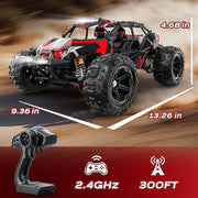 Womaqu 1/14 Brushless 50 MPH RC Truck 4wd Offroad Waterproof Remote Control Car For Adults