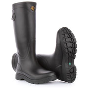 Ariat Kelmarsh Mid Rubber Boot Waterproof Round Toe 1.5in Heel Animal Print Size 7