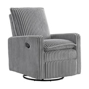Soho Baby 81424523 Coventry Glider Recliner Corduroy Ash Gray