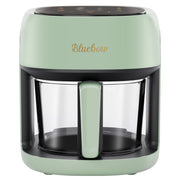 Bluebow 5 Quart Air Fryer with 360 Viewing Glass Pot, Green