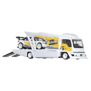 Mattel Hot Wheels Legends Team Transport 2-Pack, Honda Civic Type R and Kousoku Hauler, 1:64 Scale, JMN15