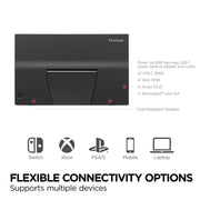 ViewSonic VX1754 17.3 Inch IPS LED FHD Portable Gaming Monitor, 144Hz Refresh Rate, AMD FreeSync, USB-C with 60W Charging, Mini HDMI, Black