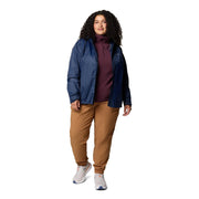 Columbia Women's Arcadia II Rain Jacket, Omni-Tech Waterproof, Lightweight, Packable, Collegiate Navy, Medium, 153411