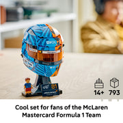 LEGO Editions McLaren F1 Team Oscar Piastri Helmet Building Set, 793 Pieces, Multicolor, 43017