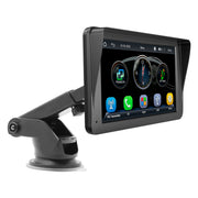 WOUDY Portable Car Stereo MP5 Player with 7-Inch HD Touchscreen, Wireless Apple CarPlay and Android Auto, Bluetooth 5.0, Dual-Band WiFi, FM Radio Transmitter, Reverse Camera Support, B5300
