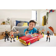 WWE HYT25 Lucha Low Rider Vehicle Set with Rey Mysterio Main Event Action Figure & Toy Car