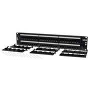 Tripp Lite 48-Port 2U Rackmount Cat6 110 Patch Panel 568B, RJ45 Ethernet(N252-048)