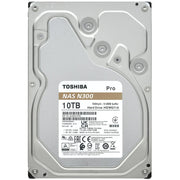 Toshiba N300 Pro 10TB Internal Hard Drive, 3.5-Inch, SATA 6Gb/s, 7200 RPM, 512MB Cache, NAS-Optimized, High Workload Capacity