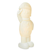 Holiday Time 887029 Giant Gingerbread Man Blow Mold Decor with Paintable Surface and LED Lighting White 55.11 in